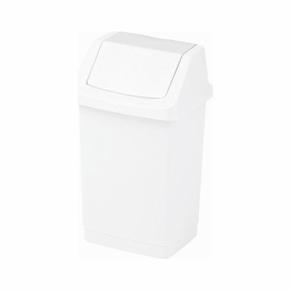 Curver Odpadkový koš Click-It výklopný 50l bílý (CUR000279)