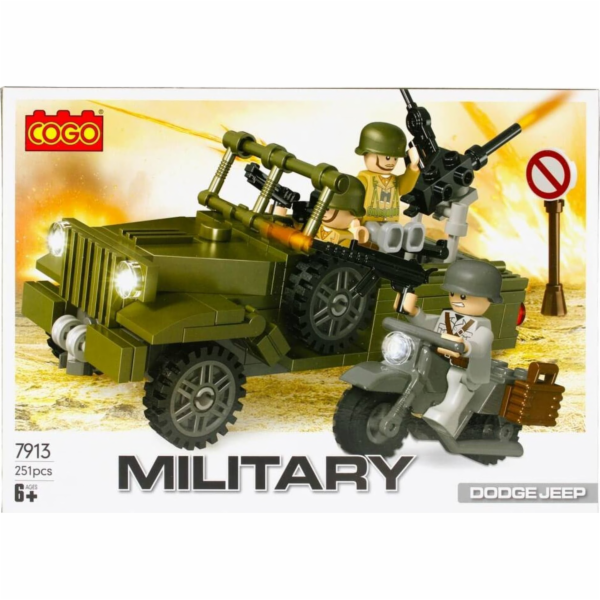 Mega Creative KONSTR BLOCKS 251EL 35X25X7 MC ARMY 12/24