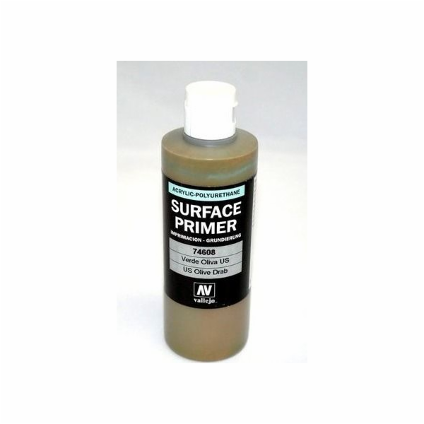 Vallejo US Olive Drab 200 ml. Vallejo Surface Primer Acry...