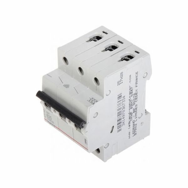 Legrand NADPROUDOVÝ JISTIČ LE-419171 TŘÍFÁZOVÝ 25A TYP B ...