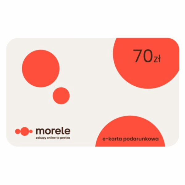 Morele.net Elektronická dárková karta 70 PLN