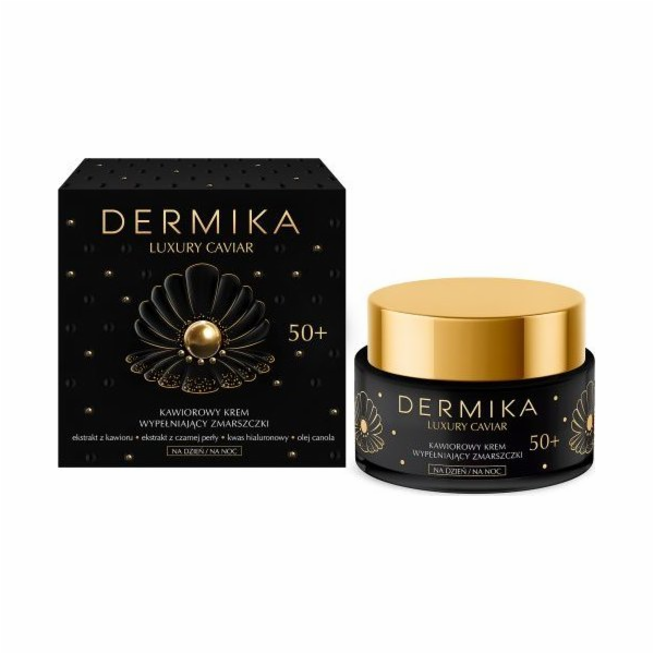 Dermika Luxury Caviar 50+ kaviárový krém pro vyplnění vrá...