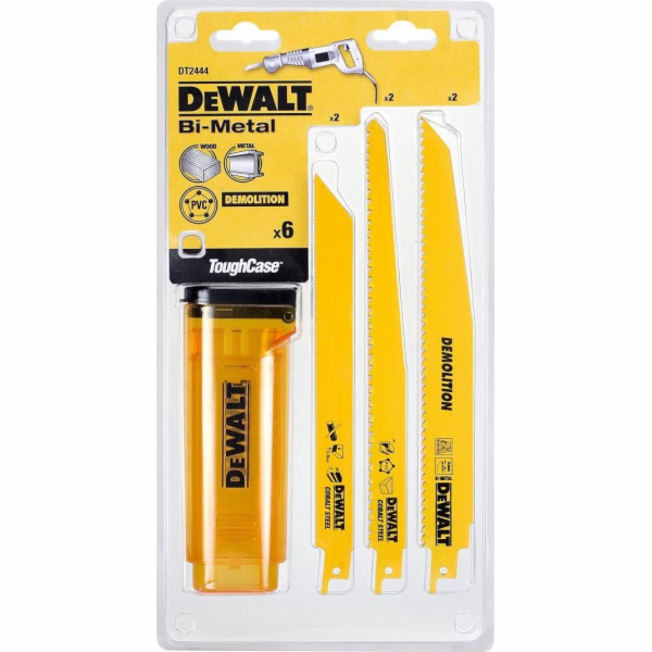 Dewalt Sada 6dílných pilových listů pro ocasní pilu (DT24...