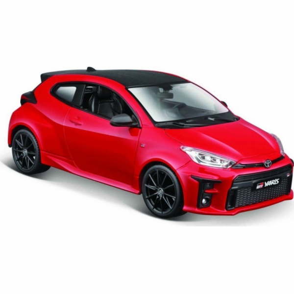 Maisto kovový model Toyota Yaris 2021 červená 1/24