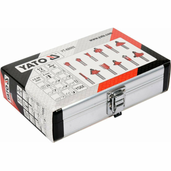 Yato TVAROVÉ FRÉZY YATO 12 ks. YT-68005