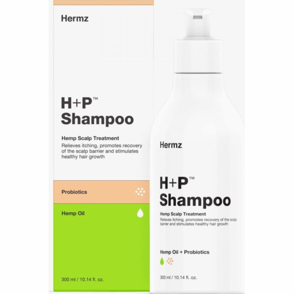 Hermz H+p šampon s konopným olejem a mléčným proteinem