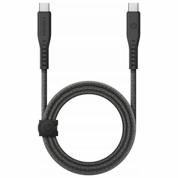 Energea USB kabel USB-C - USB-C 1,5 m černý
