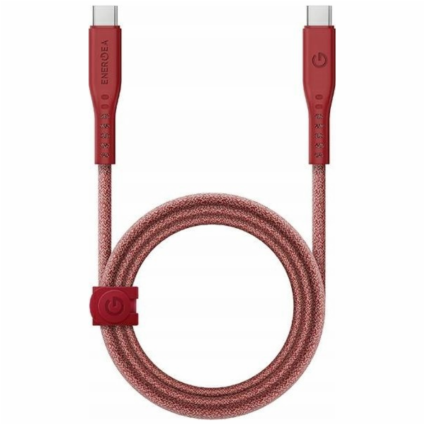 Energea USB kabel USB-C - USB-C 1,5 m červený