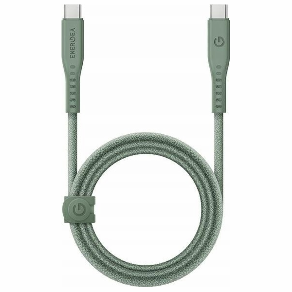 Energea USB kabel USB-C - USB-C 1,5 m zelený