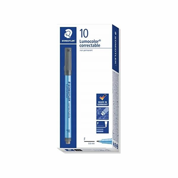 Staedtler STAEDTLER Folienstift Lumocolor correct F schwa...