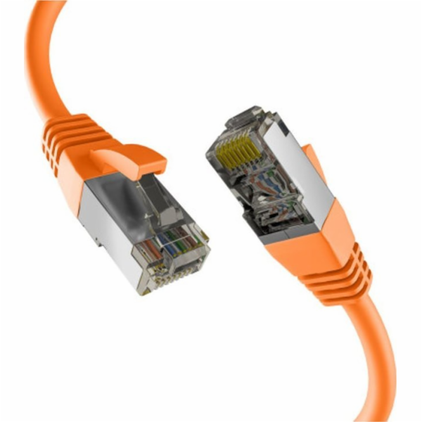 EFB EFB CAT8.1 ORANŽOVÝ 7,5m RJ45 PROPOJOVACÍ KABEL S/FTP...