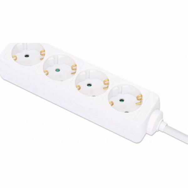 Manhattan USB adaptér MANHATTAN Steckdosenleiste 4fach 2m...