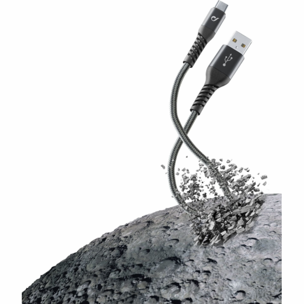Cellular Line Kabel USB USB-A - USB-C 1,2 m černý (TETRAC...