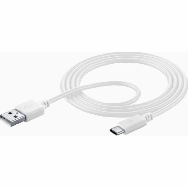 Cellular Line Kabel USB-A pro mobilní telefony - 1,2 m bí...