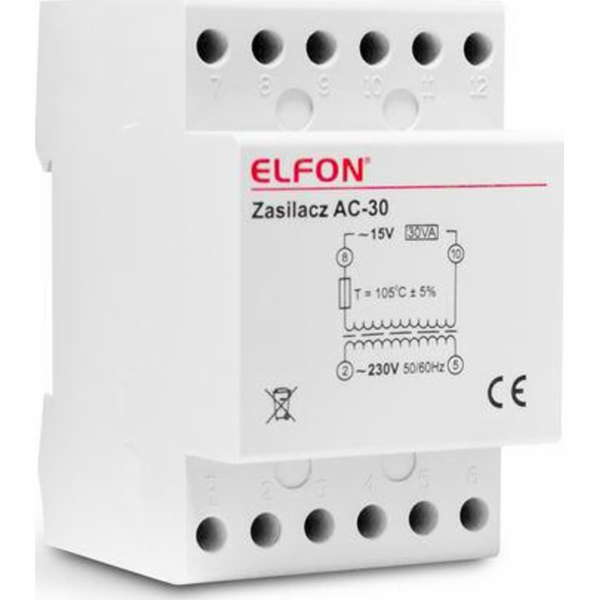 Elfon Napájecí zdroj UPS AC-30 15V 2A OPTIMA