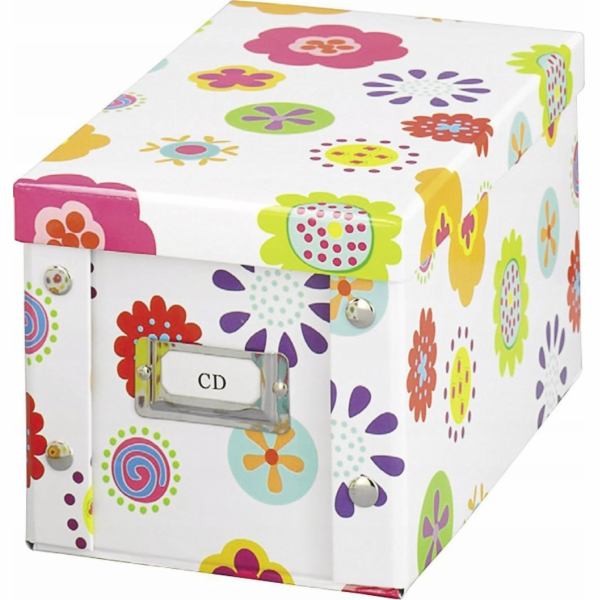 Zeller CD box, 20 kusů - květinový motiv, ZELLER