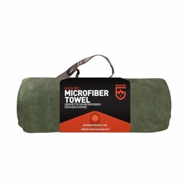 Gear Aid Taktický ručník z mikrovlákna GearAid zelený - s...