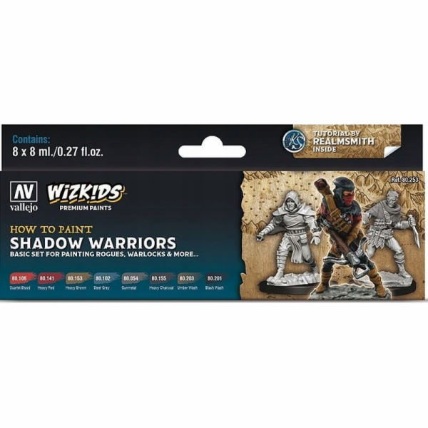 Vallejo Vallejo: Wizkids - Stínoví válečníci 8x8 ml
