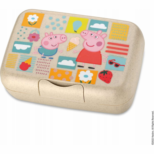 Koziol Svačinový box CANDY L PEPPA PIG, organický materiá...