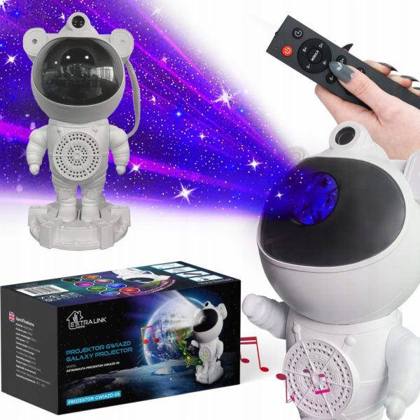 ExtraLink EXTRALINK DOMÁCÍ ASTRONAUT S REPRODUKTOREM HVĚZ...