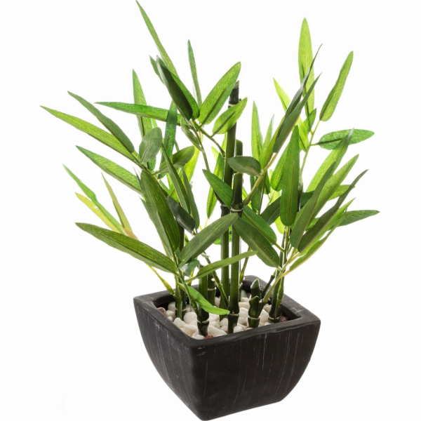 Atmosphera Umělá dekorativní rostlina BAMBUS, 26 cm, čern...