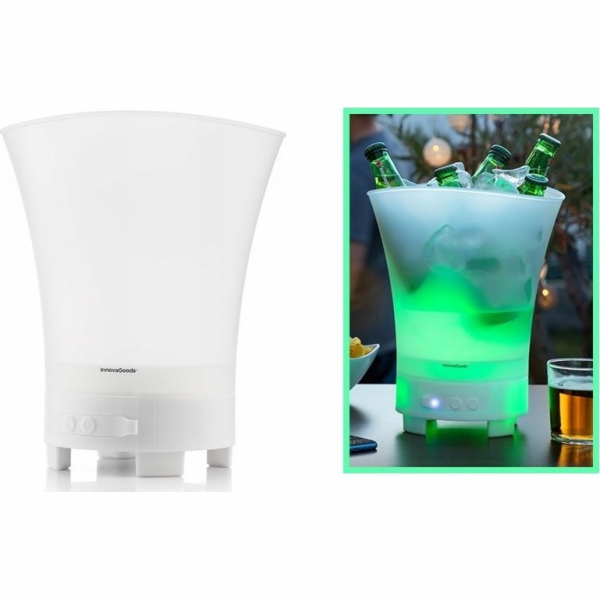 InnovaGoods Nádoba InnovaGoods s LED diodami a reprodukto...