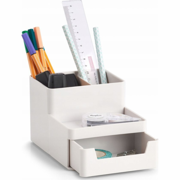 Zeller Plastový organizér na stůl 11,2 x 15,5 x 9,5 cm