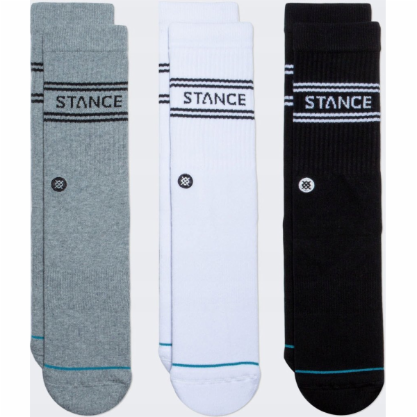 Stance Ponožky Basic Crew, 3 páry, vícebarevné