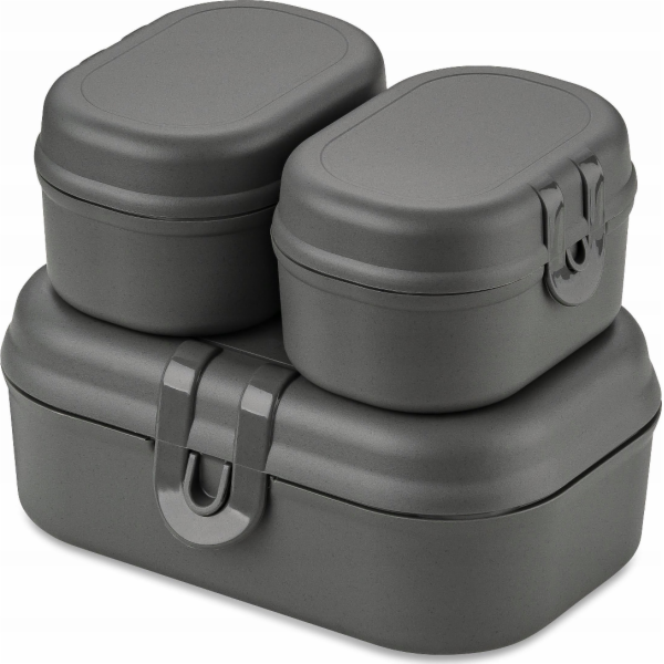 Koziol Svačinový box PASCAL READY MINI, sada 3 nádob, KOZIOL