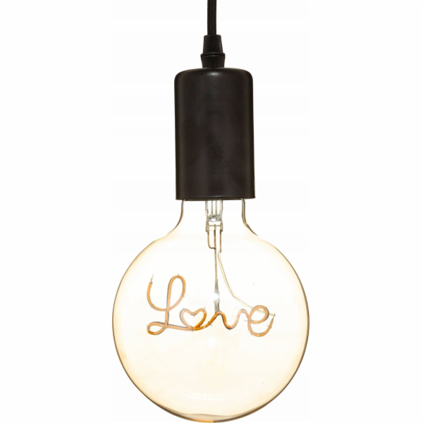 Atmosphera Dekorativní žárovka LOVE, LED, G125