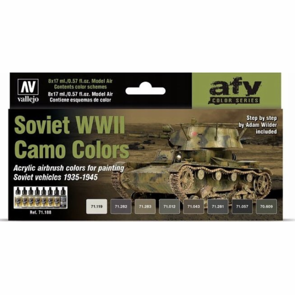 Vallejo Vallejo: AFV - Sovětské kamuflážní barvy z druhé ...