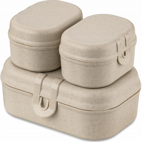 Koziol Svačinový box PASCAL READY MINI, sada 3 nádob, KOZIOL