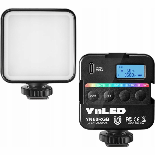 Yongnuo LED panelová studiová lampa Yongnuo YN60RGB 2500-...