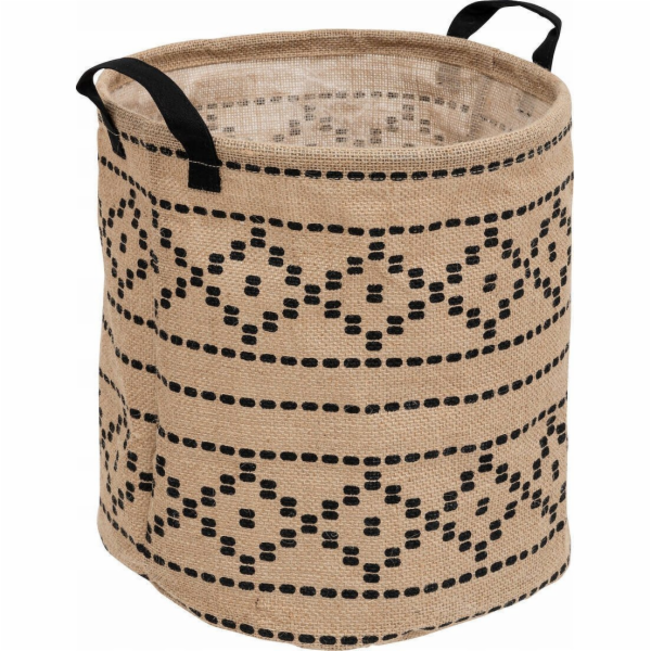 Atmosphera Úložný koš VALY, etnický vzor, O 32 cm