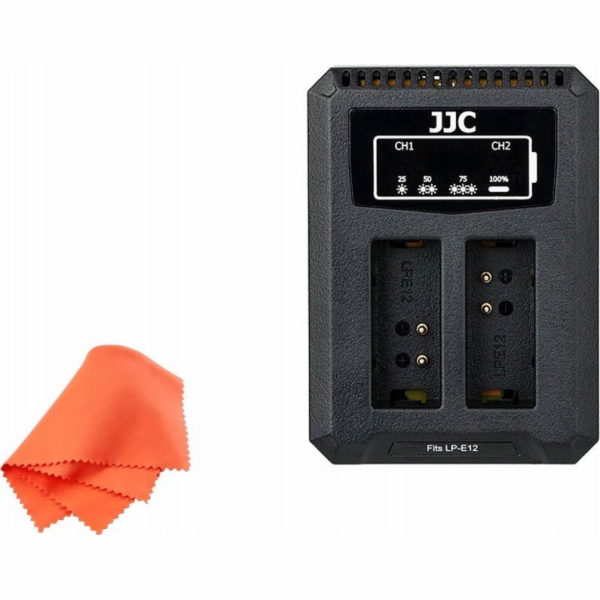 JJC Nabíječka fotoaparátů JJC DCH-LPE12 Dvoukanálová nabí...