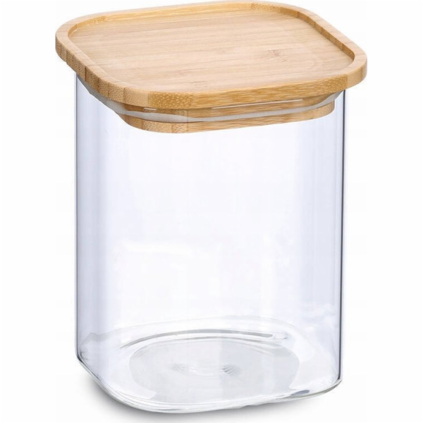 Zeller Sklenice s bambusovým víkem, 900 ml, 11 x 11 x 13,...