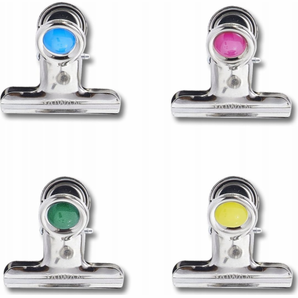 Zeller Magnetické spony kovové, 4 x 3,5 cm