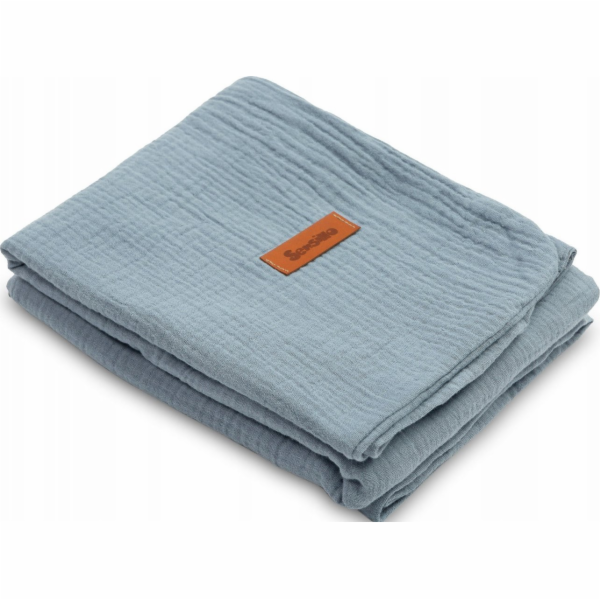 Sensillo Deka z mušelínu a džínů 75x100