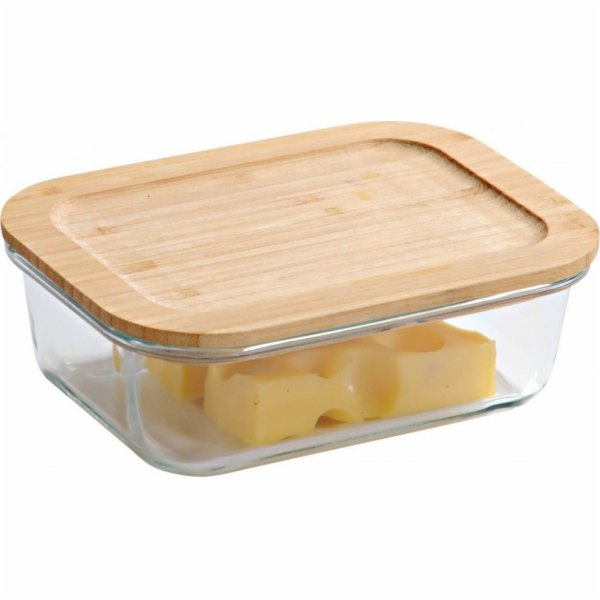 Kesper Skleněná úložná nádoba bambus, vzduchotěsné víko, ...