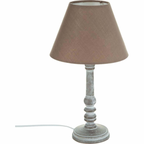 Atmosphera Stojací lampa s dřevěnou základnou, zajímavý d...