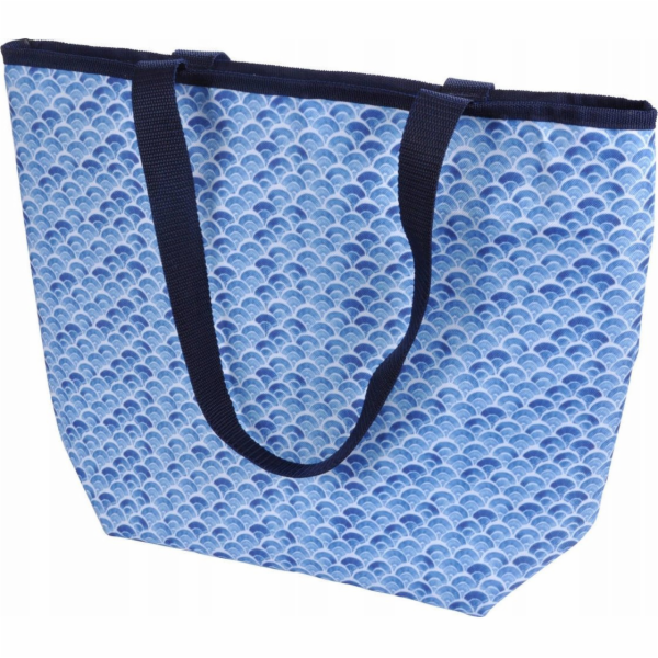 Homea Nákupní taška s dlouhými uchy BLUE WAVE, 20 l
