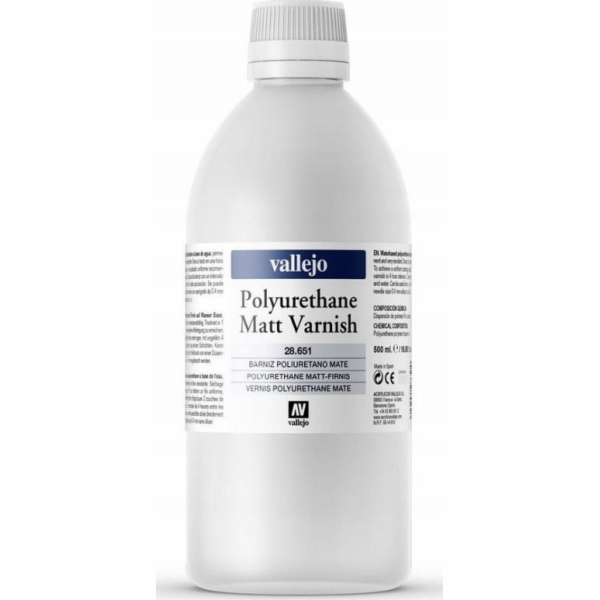 Vallejo Vallejo: Matný polyuretanový lak 500ml
