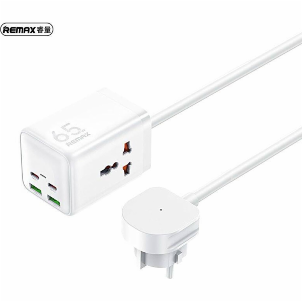 Remax Nabíječka ŁAD SIEC REMAX GAN Power Strip 65W RP-U15...