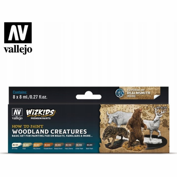 Vallejo Vallejo: Wizkids - Lesní stvoření 8x8 ml
