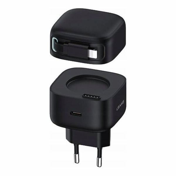 Usams Nabíječka US-CC202 USB-C do zásuvky + Lightning PD ...