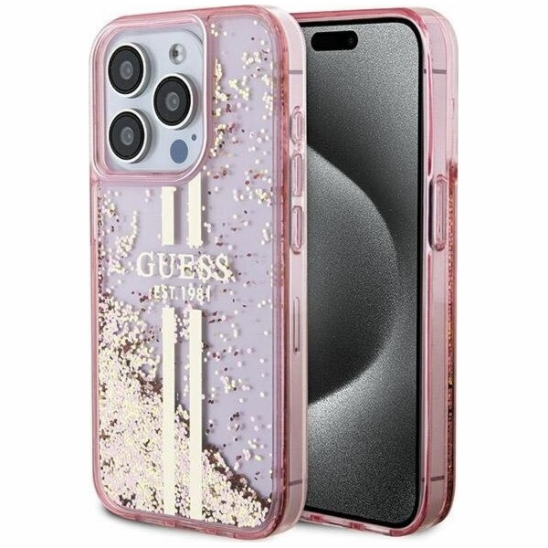 Guess Guess GUHCP15LLFCSEGP tvrdý kryt pro iPhone 15 Pro ...