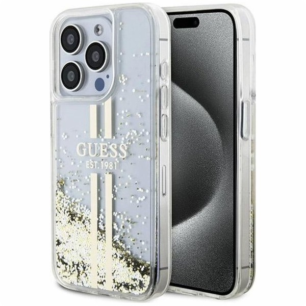 Guess Guess GUHCP15LLFCSEGT průhledný pevný kryt pro iPho...