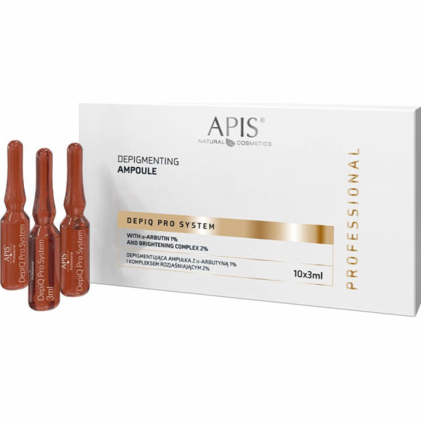Apis Apis Depiq Pro System depigmentační ampule s 1% arbu...