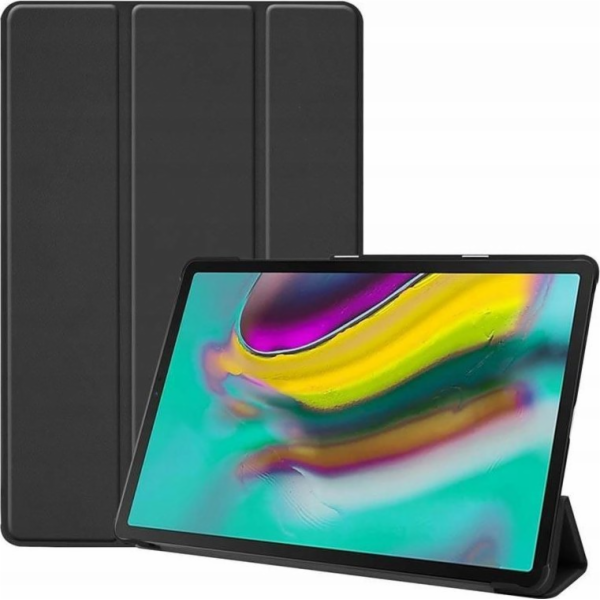 CoreParts trojskládané kožené pouzdro, černé, na tablet