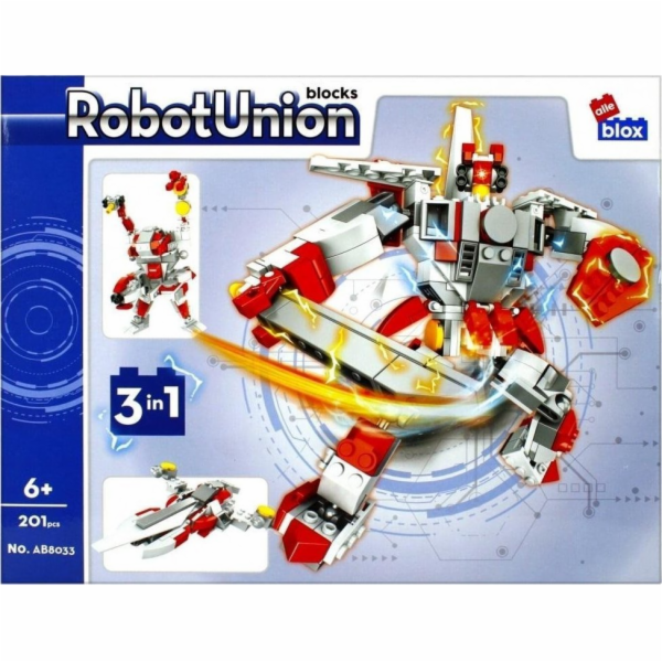 ALLEBLOX Stavební bloky Robot ALLEBOX